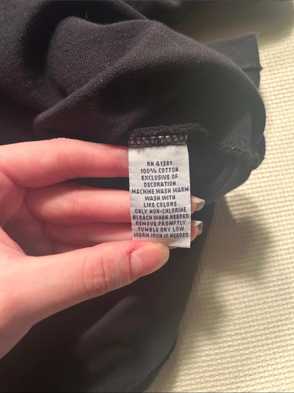 Ralph Lauren Black Polo with Red Inner Placket and Blue Pony